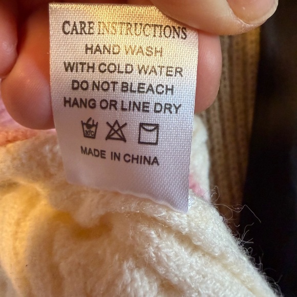 Grace + Emma Cream and Pink Nutcracker Cardigan - Picture 9 of 9